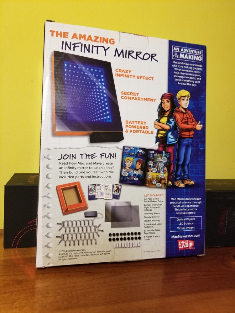 Mac Makerson And The Interdimensional Locker Smart Lab Infinity Mirror New Box