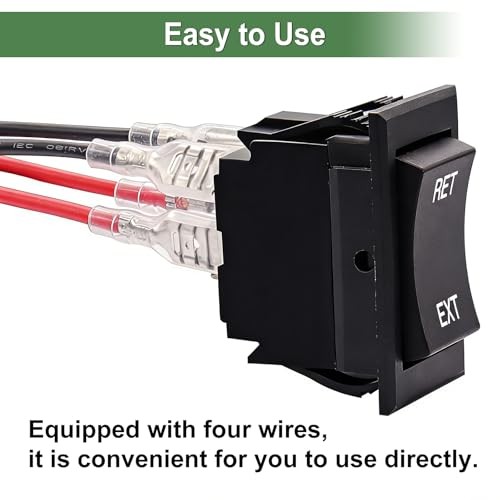 Momentary Polarity Reverse Rocker Toggle Switch Control Motor Up Down Forward