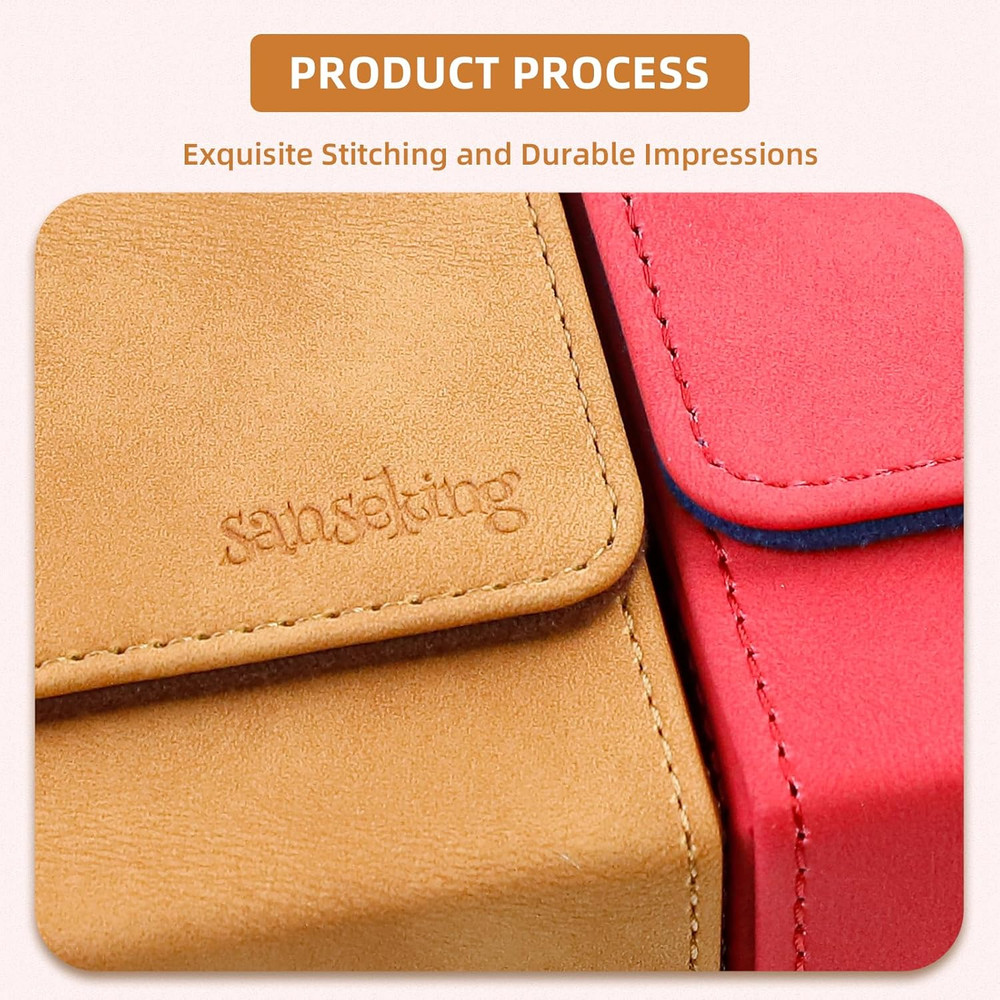 Magic Card Deck Box for MTG Single Deck Card Box Fits 100+ TCG Sleeved Cards Sof