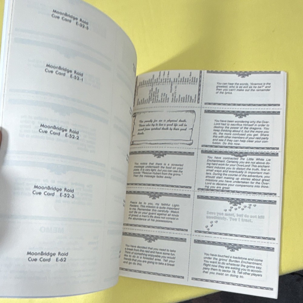 Adventure Learning Systems DragonRaid The Moonbridge Raid Guidebook 1984