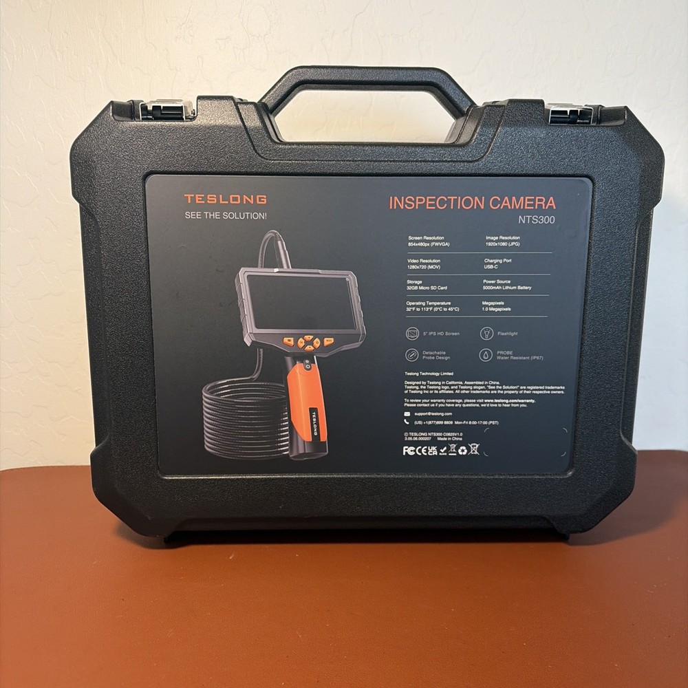 Teslong NTS300 Pro Digital Borescope Inspection Camera