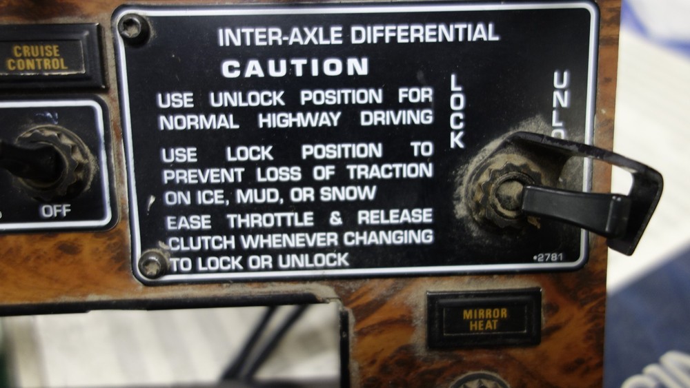 Kenworth Dash Switch Panel K176-8478