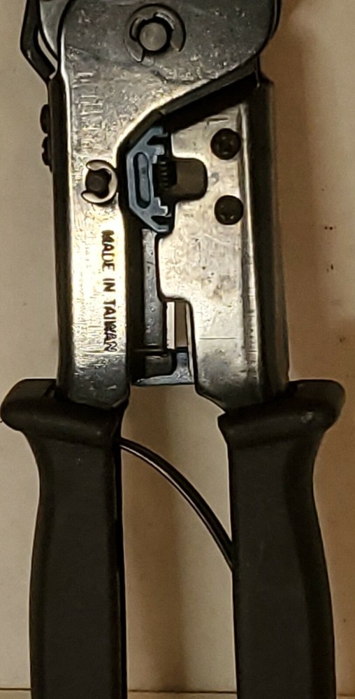 IDEAL TELEMASTER MODULAR PLUG TERMINATION CRIMP TOOL #30-496 used