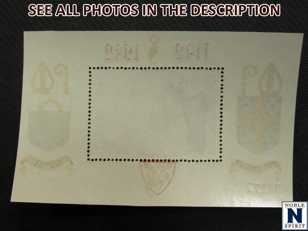 NobleSpirit BELGIUM #B303-B304 PRIVATELY OVERPRINTED SIX DIFF MINT $3000 VF