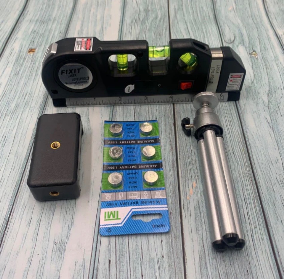 MULTIPURPOSE LASER LEVEL TOOL WITH TRIPOD – LASER LEVEL LINE KIT
