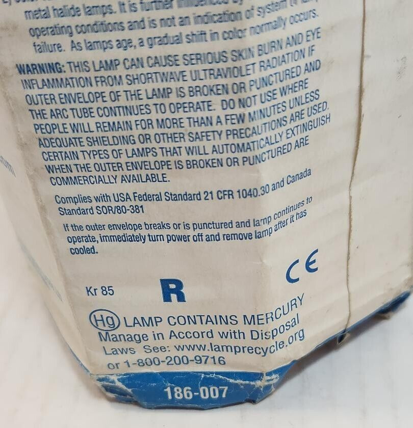 Venture Lighting- MP200W/C/V/UVS/PS/3K *NOS