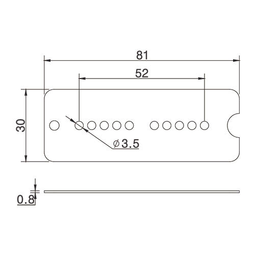 Solo 52mm P90 Base Plate