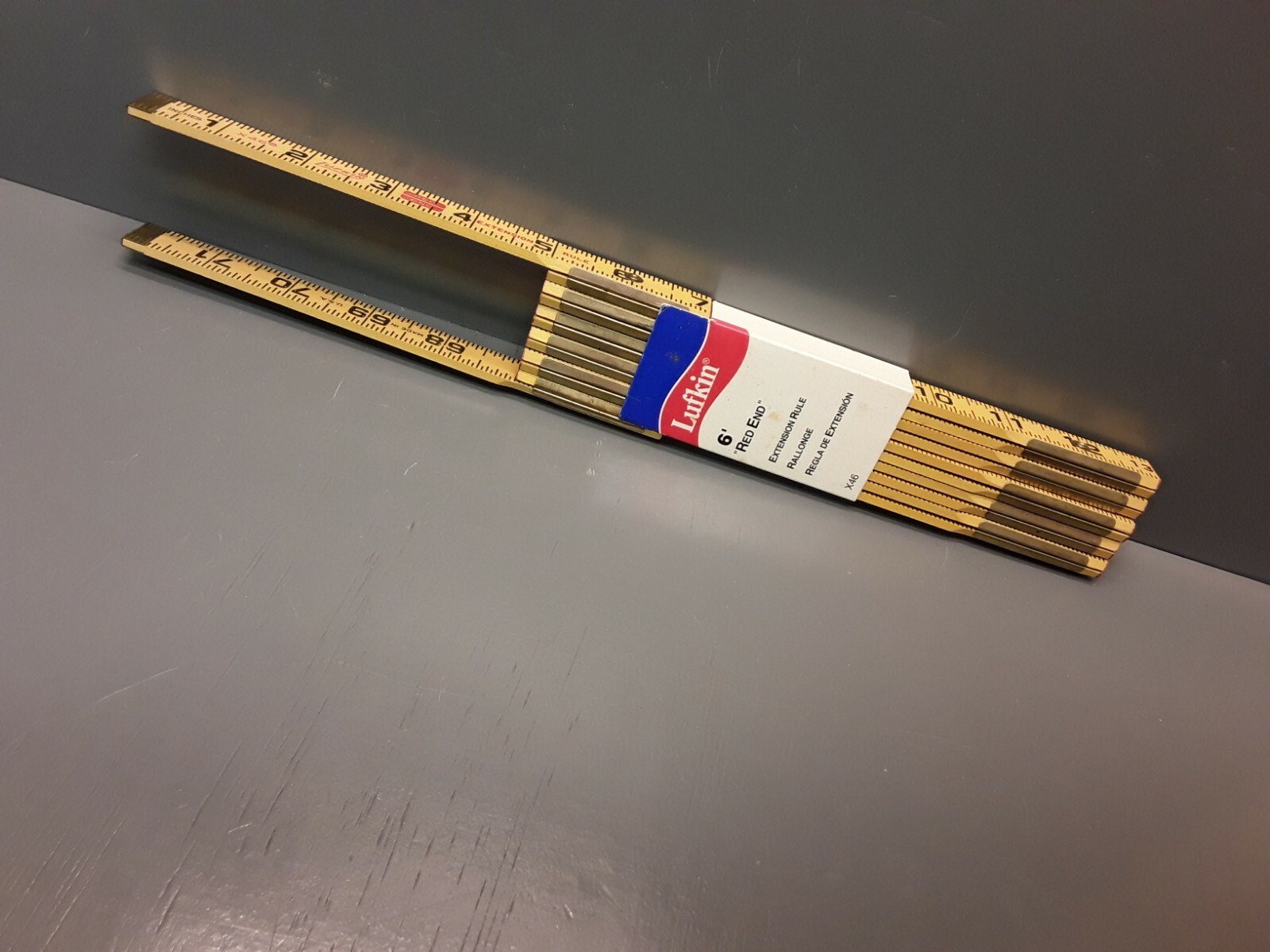 Lufkin X46 Red End Extension Wood Rule 6' NEW USA! Outside Reading