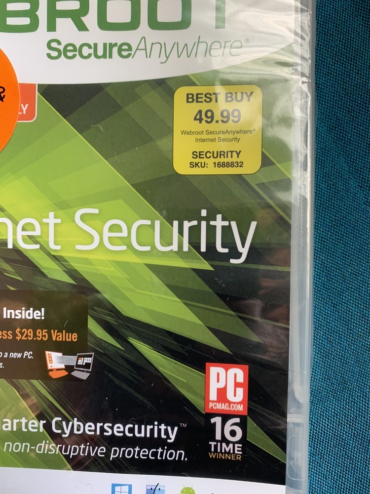 Webroot SecureAnywhere Internet Security - Full Version for Windows & Mac