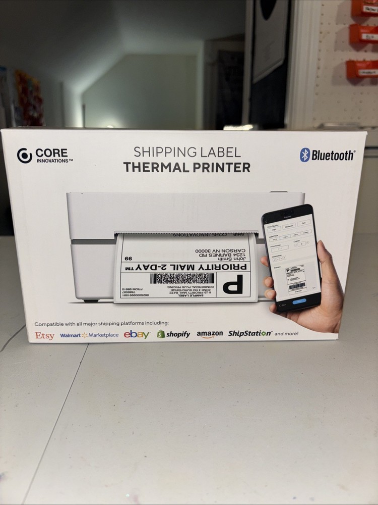 Core Innovations CPS550 Bluetooth Thermal 4x6 Shipping Label Printer