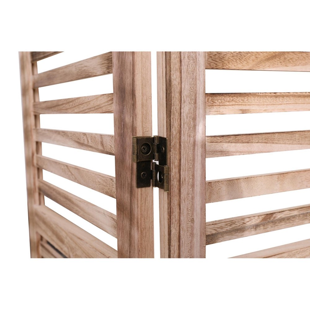 Foldable Solid Wood Room Divider, 6-Panel Design in Normal Finish, 82.8'' W x