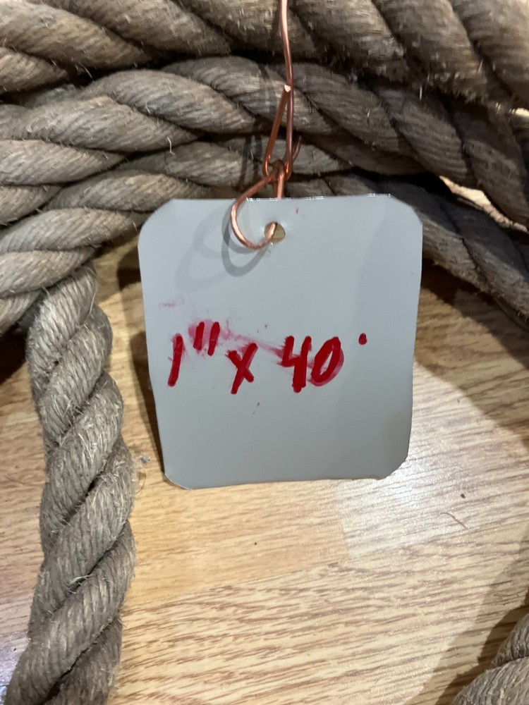 1" X 40' Barn-Hay-Hemp Rope