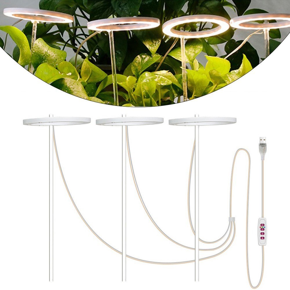 Adjustable Light Timing and Brightness LED Grow Light for Optimal Growth