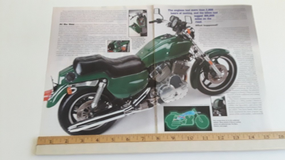 HARLEY DAVIDSON V4 NOVA CONCEPT MOTORCYCLE ORIGINAL 2002 ARTICLE