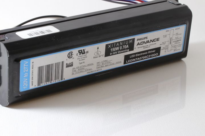 PHILIPS ADVANCE XITANIUM LEDINTA0700C210DO LED DRIVER, 60-210 V, 150W, 0.70A