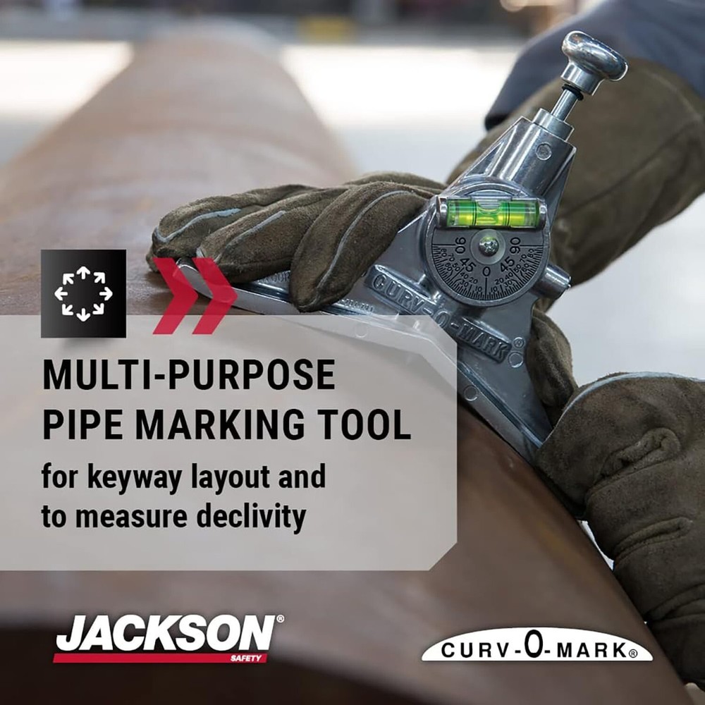 Jackson Safety Pipe Marker Centering Tool - Standard 8" Y-Type Head measures ...