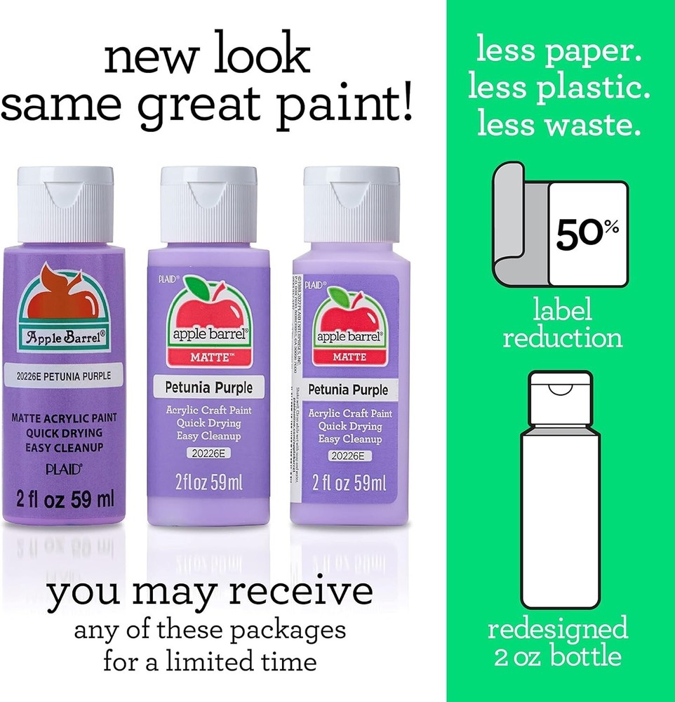 Apple Barrel Acrylic Paint in Assorted Colors (2 oz), 20218, Mango