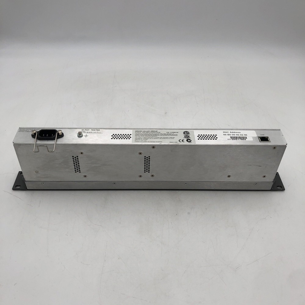 USED Grass Valley - Encore BPS Control Panel POWERS ON AS IS READ E