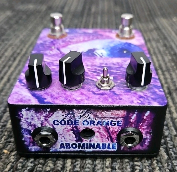 Abominable Electronics The Cutter Code Orange Effects Pedal - READ