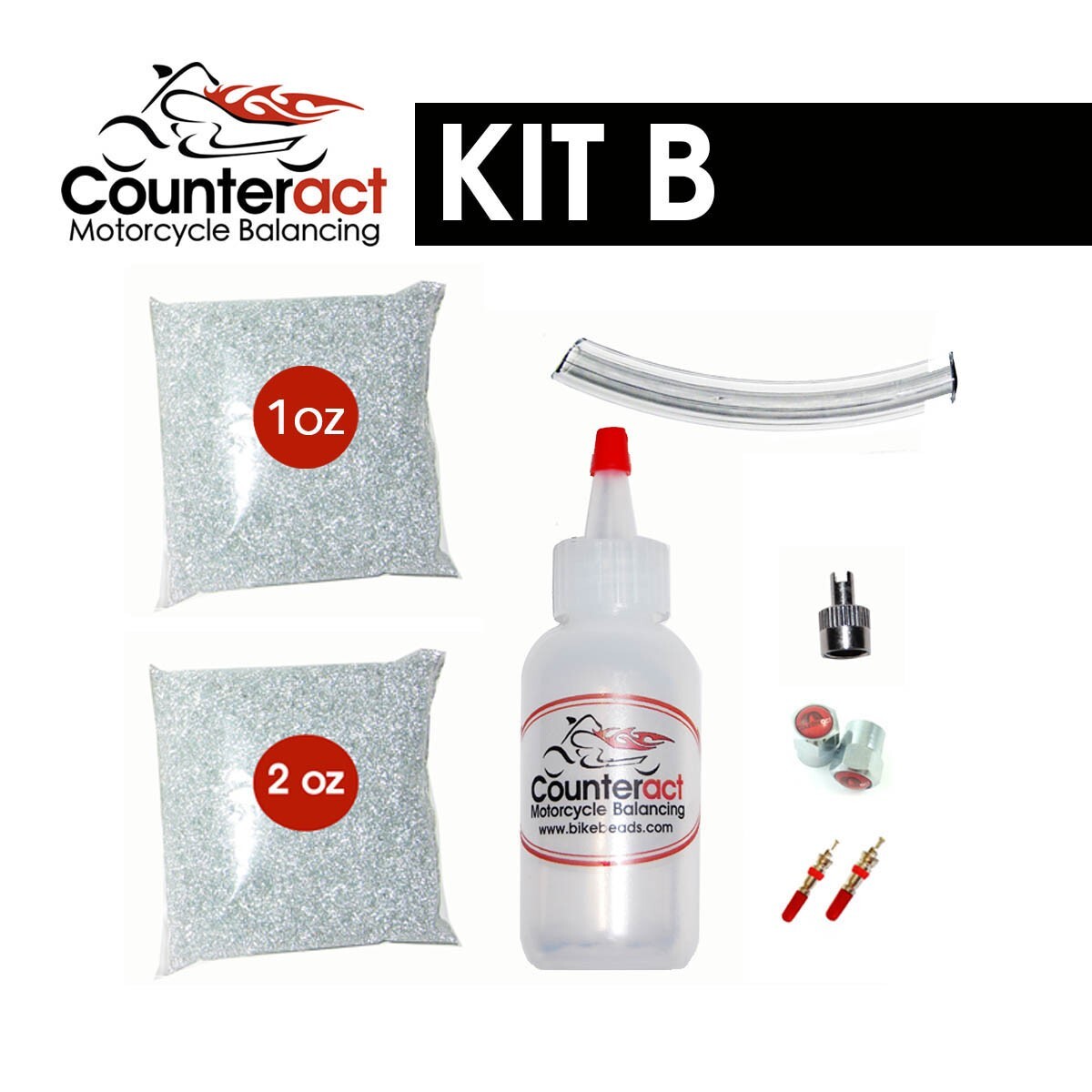 Counteract KIT-B Motorcycle Do It Yourself Tire/Wheel Balancing Beads Kit - 1...