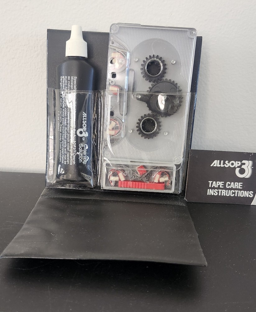 BMW Vintage Cassette Deck Cleaner Kit With Instructions For Models E30, E24, E28