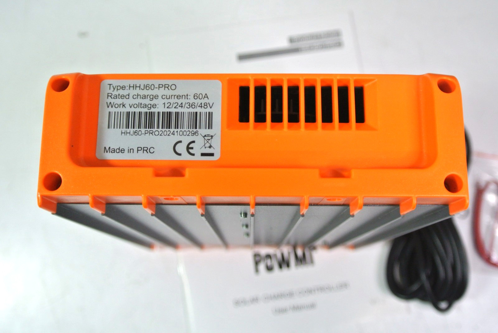 PowMr 60A MPPT Solar Charge Cotroller 12/24/ 48V Charger off grid RV camper 160V