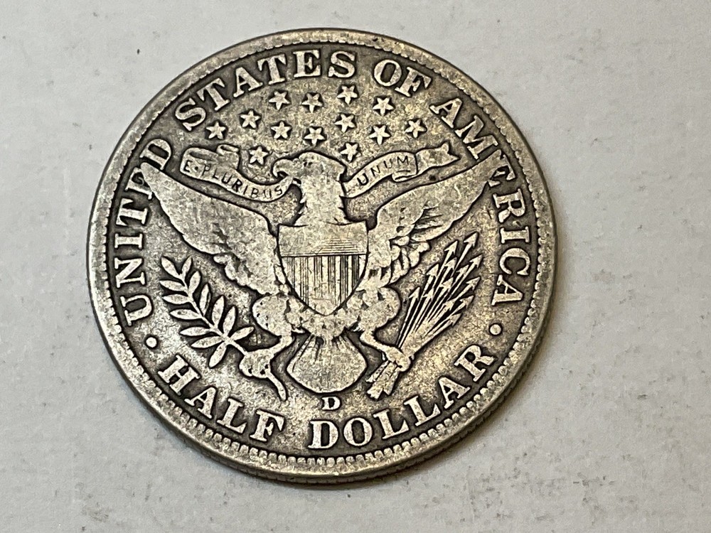 1908-D Barber Half