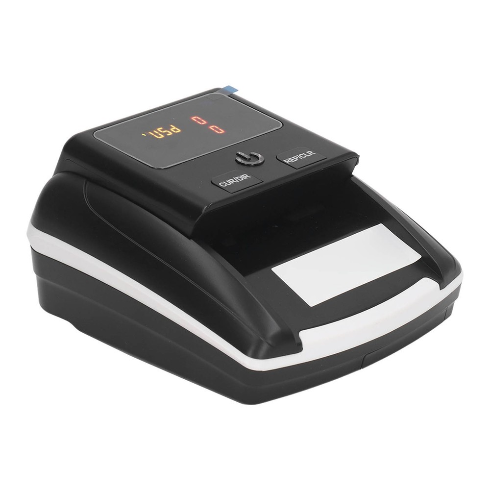 US Plug Automatic Banknote Detector Portable USD EUR Count Machine Counterfeit B
