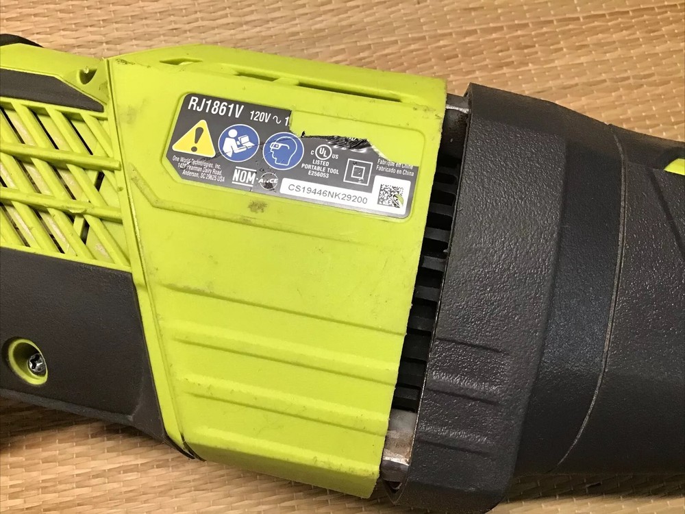 Ryobi RJ1861V Reciprocating Variable Speed Saw 120V