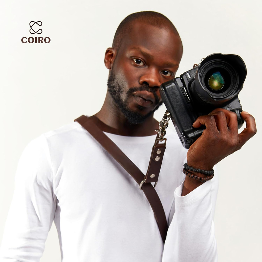 Professional Leather Camera Strap with Quick Release for Single Camera