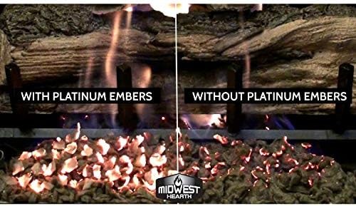 Gas Fireplace Embers