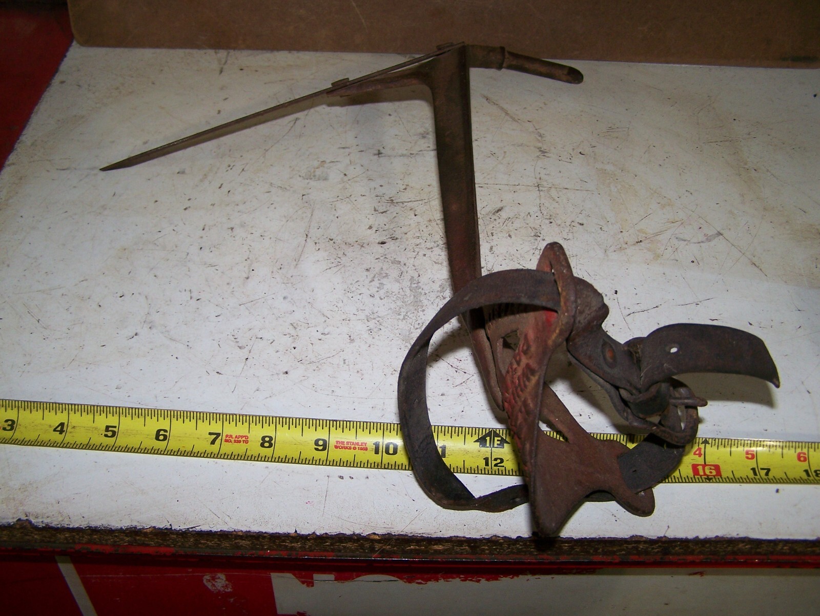 IZ MERRIAM Leg Type CORN CUTTER Cane Sorghum Primitive 1872 Whitewater WI WOW!