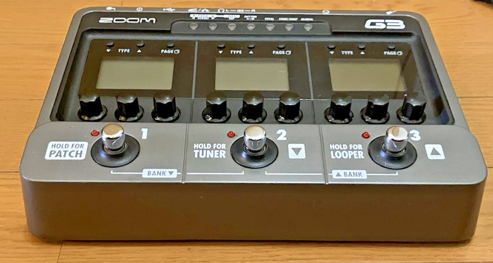 Zoom G3 Guitar Multi Effects Processor w/ Adapter Multi Effects Used From Japan