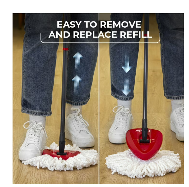 O-Cedar Easywring Floor Cleaning System with Bucket and Microfiber Spin Mop