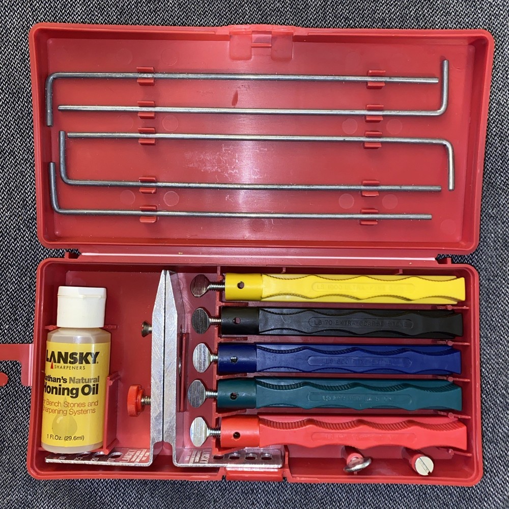 Lansky Deluxe 5-Stone Controlled-Angle Precision Knife Sharpening System