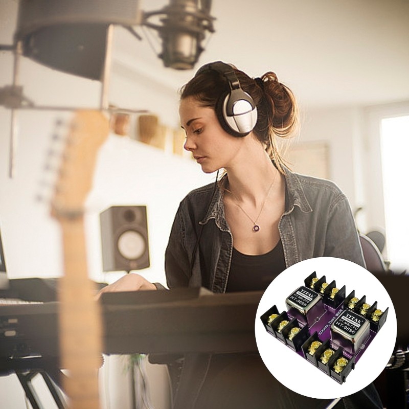 Multipurpose Audios Noise Filter Eliminators Device for Connection with Compacts