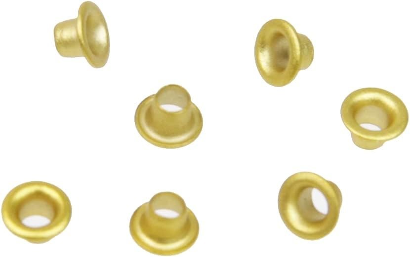 Versatile Gold 1/8" Quicklet Eyelets - 200 PCS for DIY Projects & Embellishments