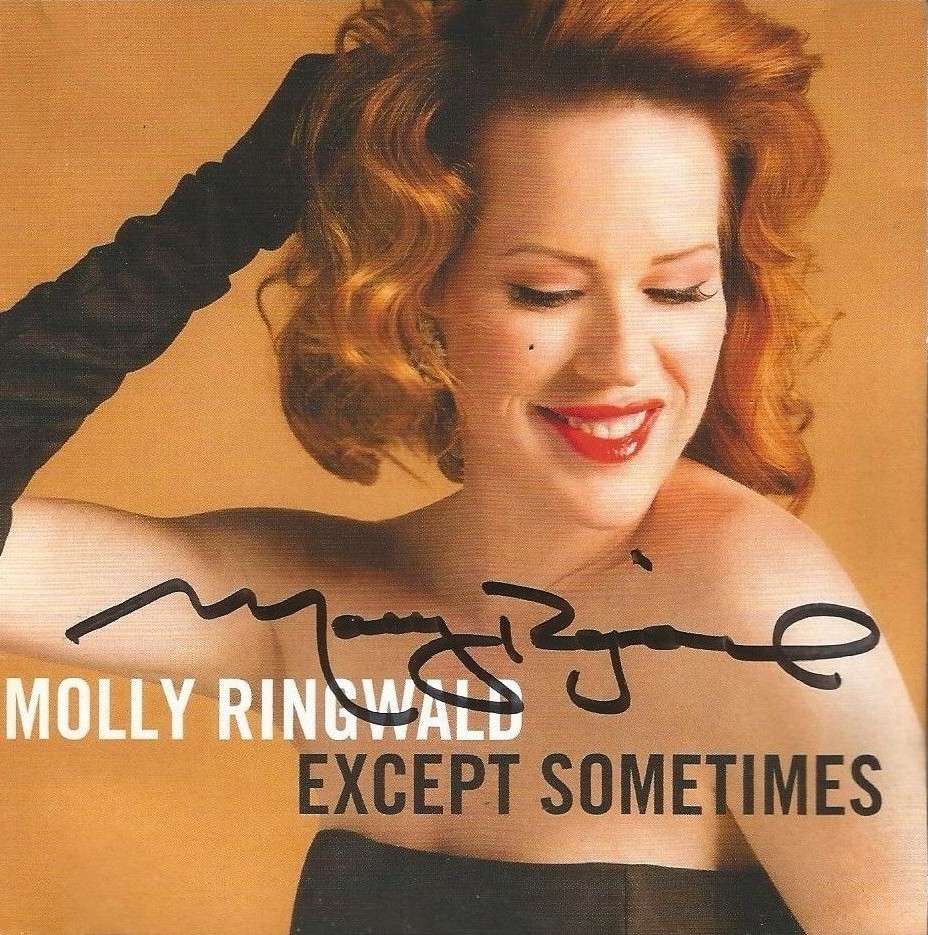 Molly Ringwald Autographed Except Sometimes CD