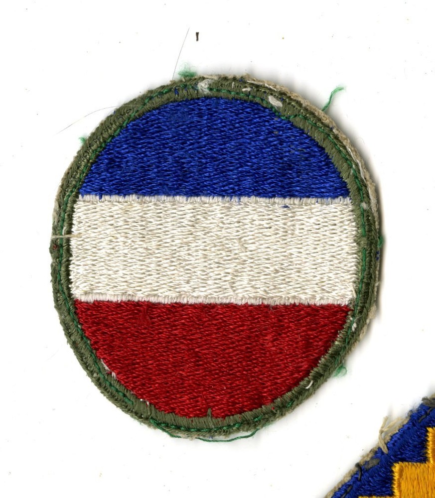 Army Ground Forces White Back Patch WWII Original