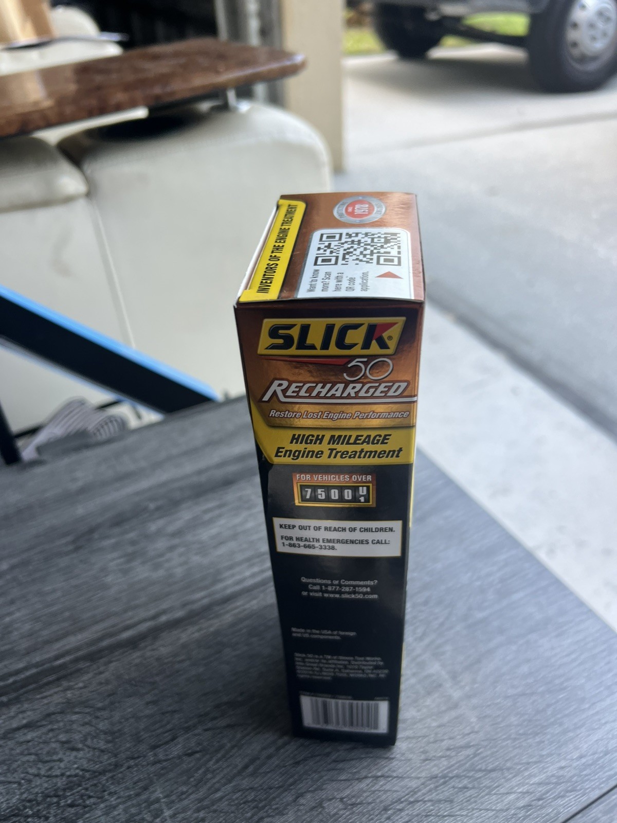 Slick 50Recharged High Mileage Engine Treatment,Restores Lost Engine Performance