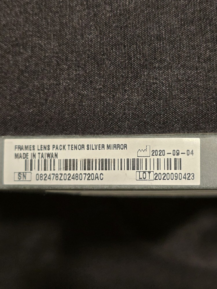 Bose Bluetooth Audio Sunglasses Frames Tenor Set Black & Silver Lens Rectangular