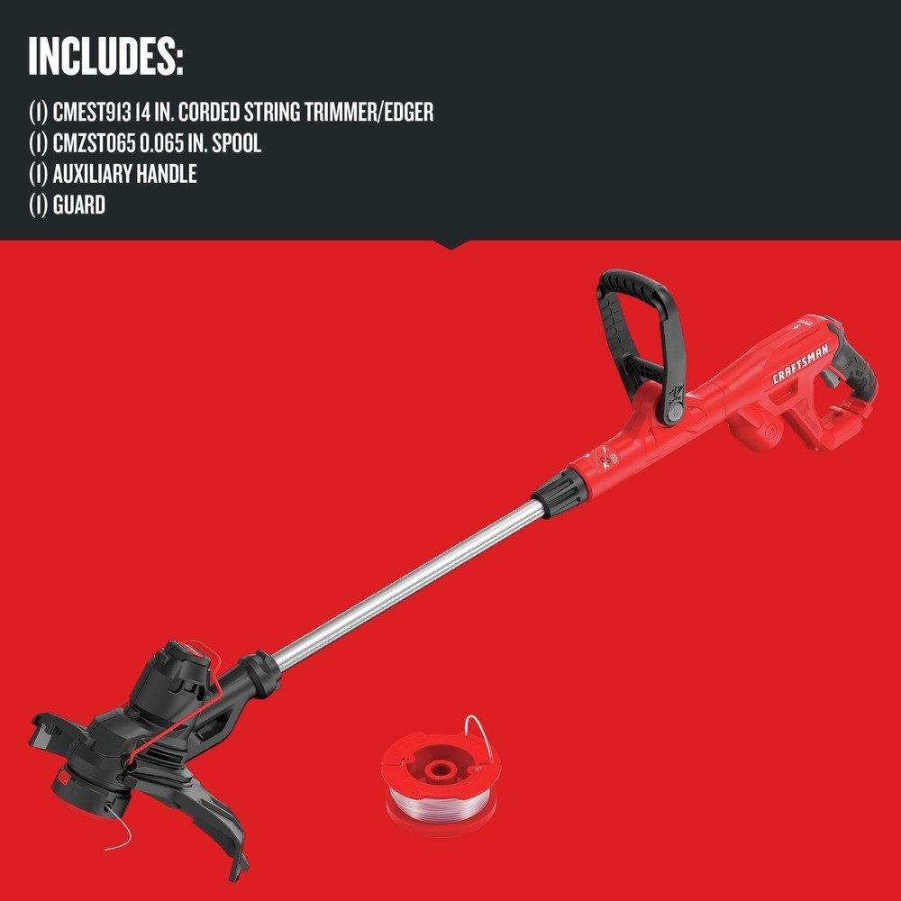 Craftsman CMEST913R 14 in. WEEDWACKER String Trimmer Certified Refurbished