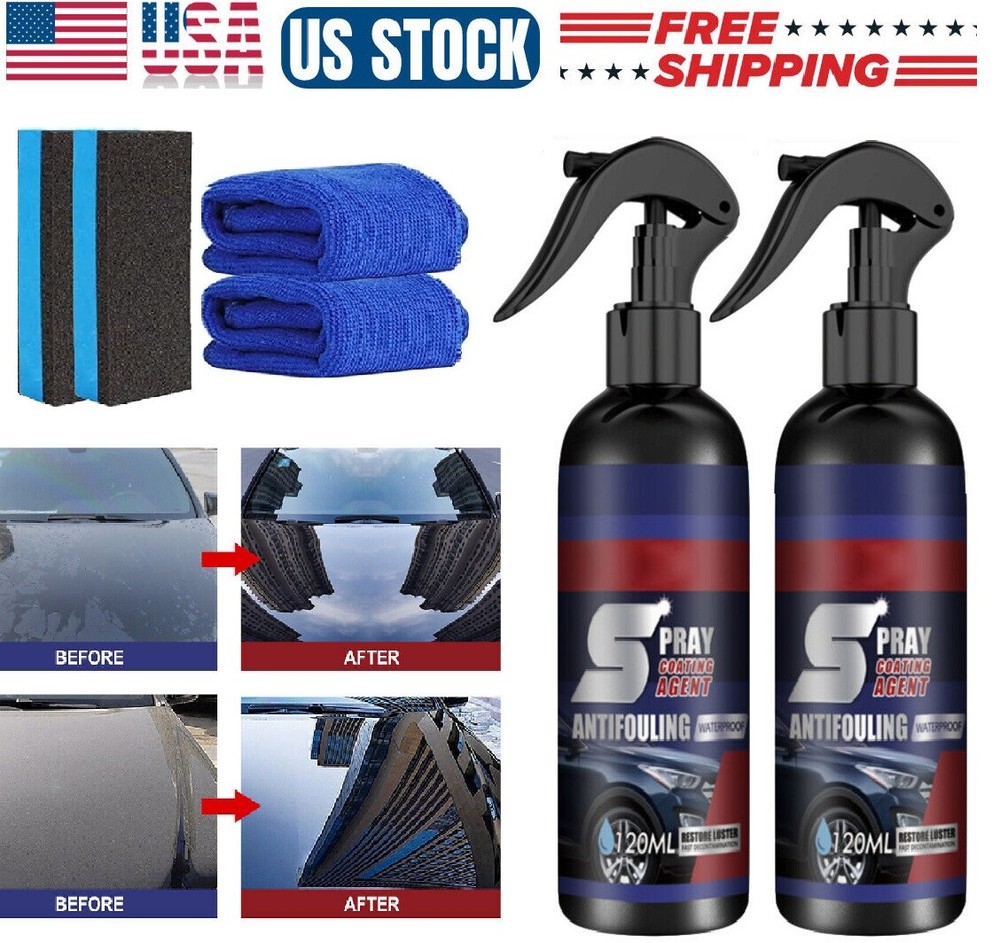 2× Multi-functional Coating Renewal Agent Auto Coating Agent Quick Coating Spray