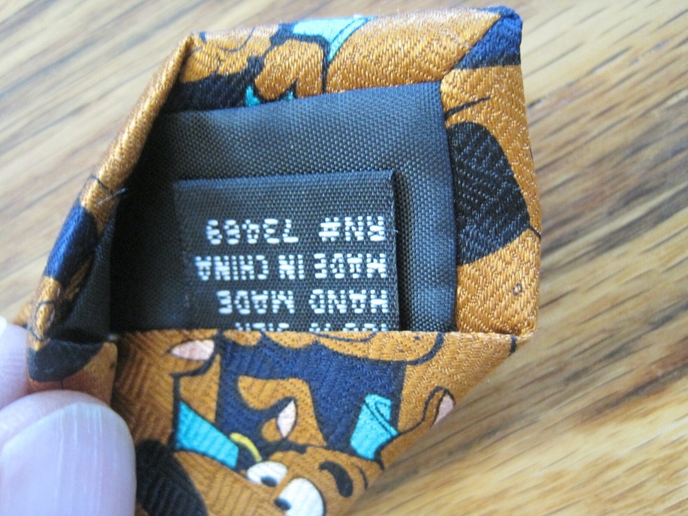 Scooby Doo Tie 100% Silk GUC