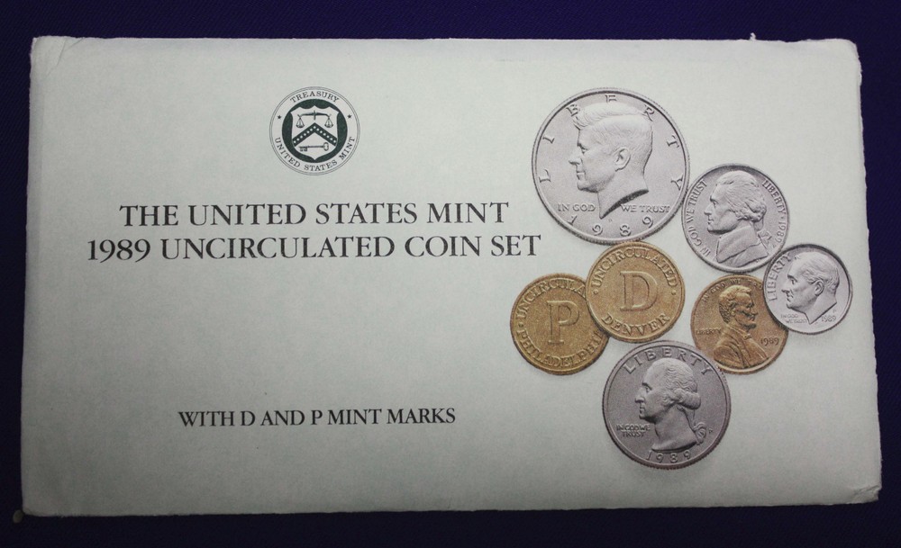 1989 MINT SET AS ISSUED BY U.S. UNCIRCULATED