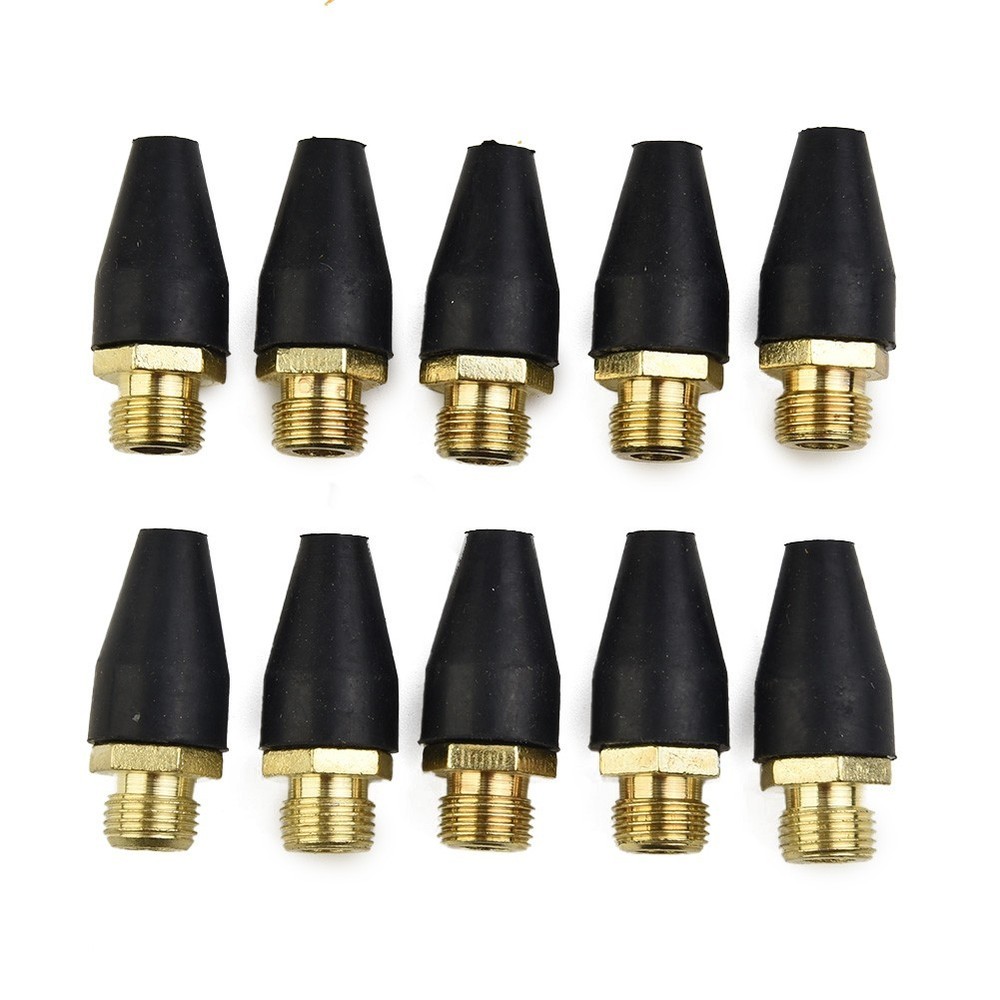 Rubber Nozzle Pack Brass Safety-Tip Tools Accessories Connector Replacement