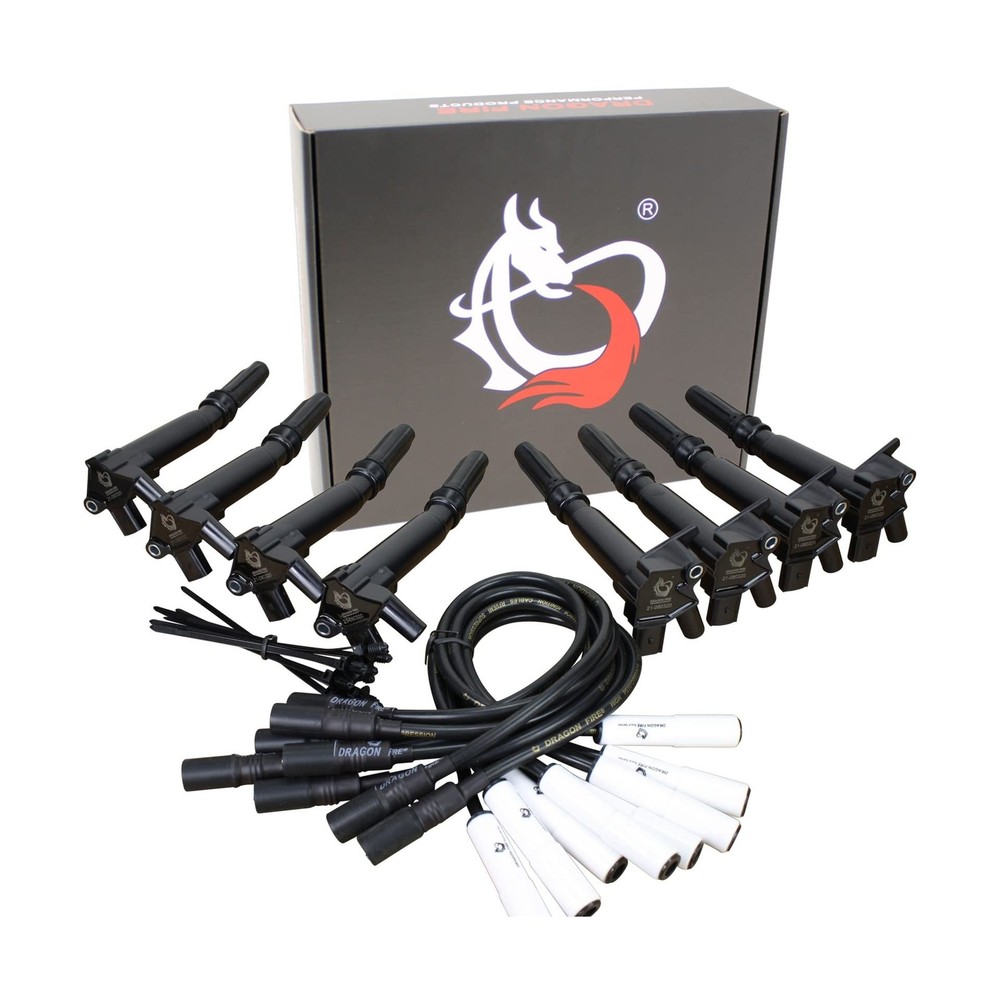 DRAGON FIRE PERFORMANCE Power Pack Complete With Ignition Coils and Low Ohm C...
