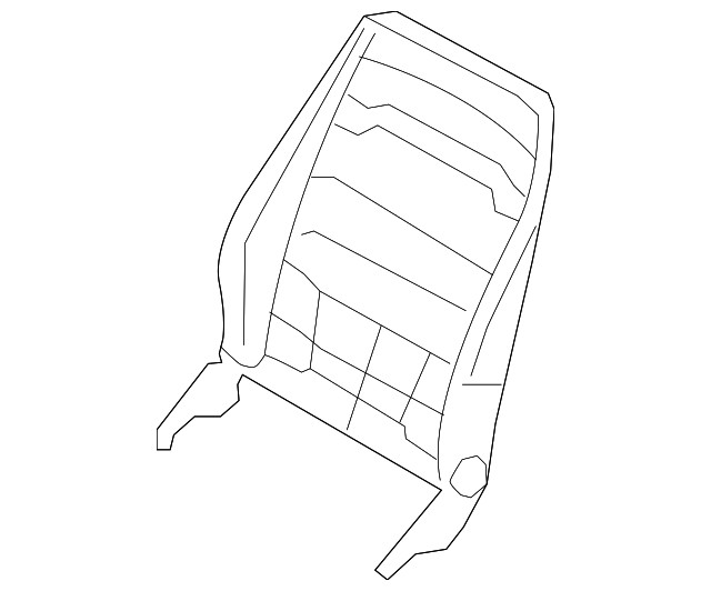 Genuine GM Seat Back Frame 93192717