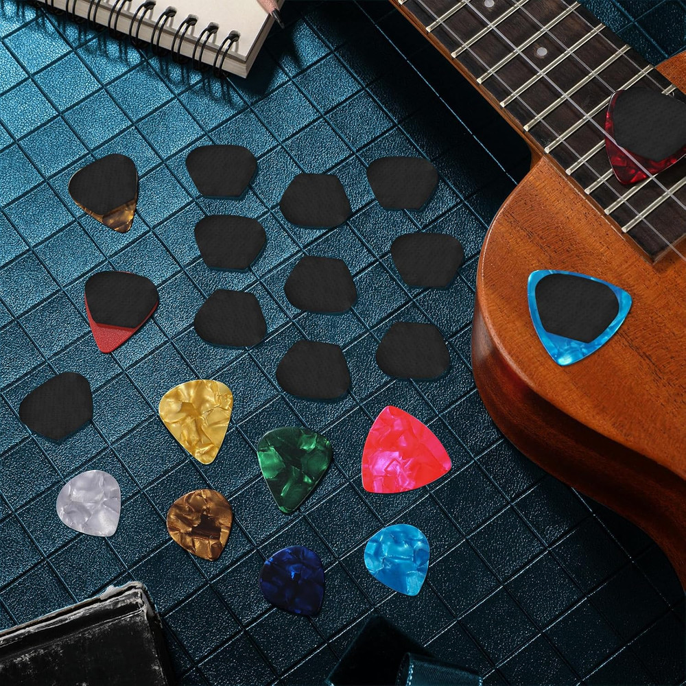 50 Pack Grip Guitar Picks Stop Dropping Your Picks While Playing Non Sticky Rubb