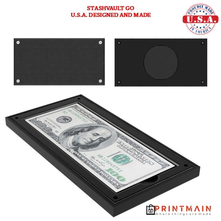 StashVault Diversion Safe, Hidden Secret Magnetic Stash Box Cash Crypto USA MADE